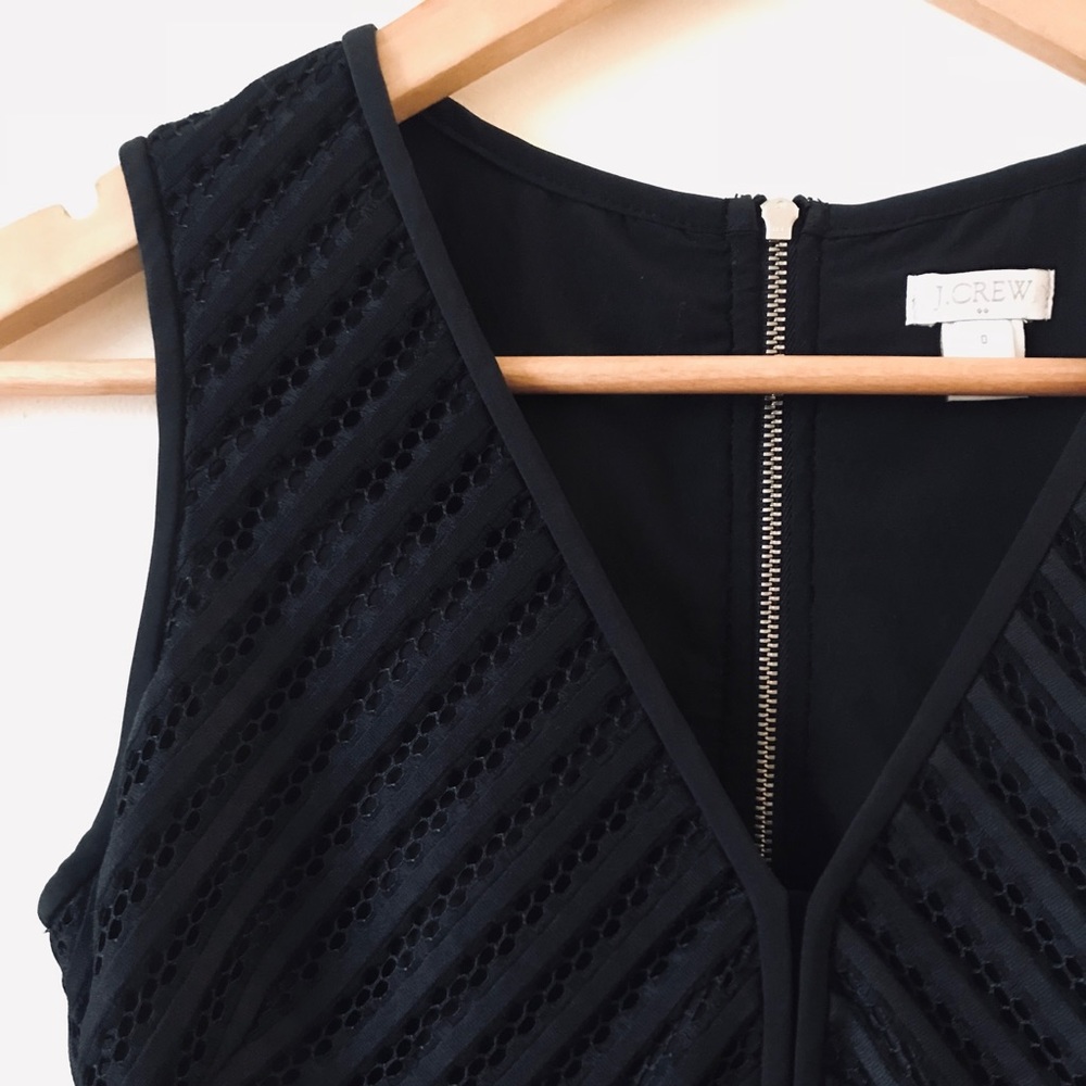 Black J. Crew Fit-and-Flare Dress